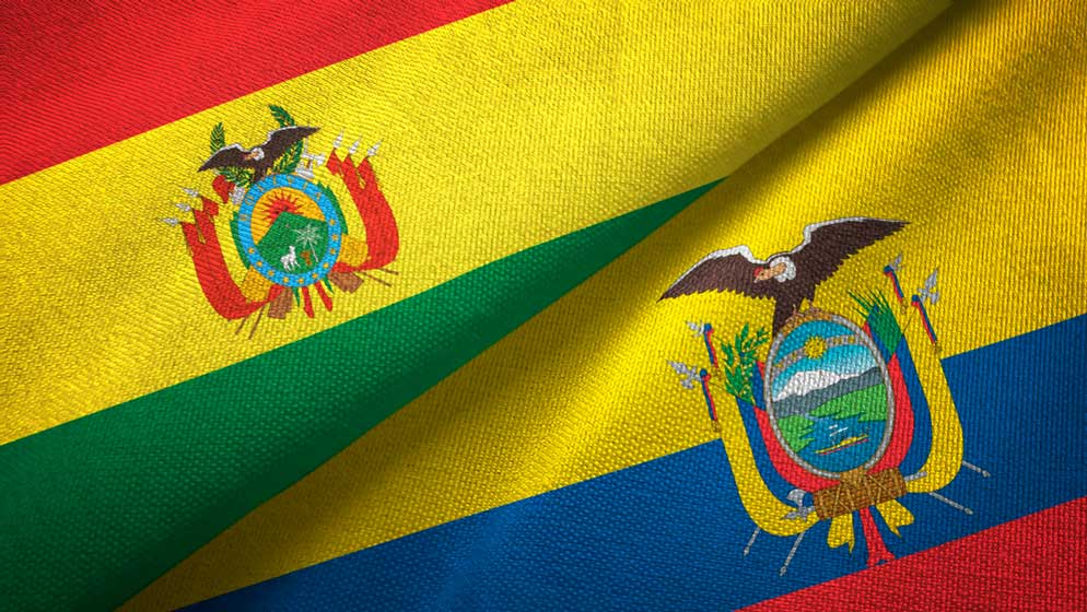 Bandera Bolivia Ecuador