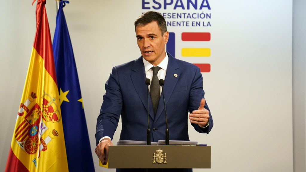 El presidente del Gobierno de España, Pedro Sánchez.