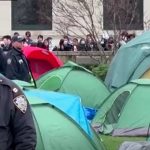 Más de 100 detenidos en la Universidad de Columbia en la protesta estudiantil a favor de Palestina