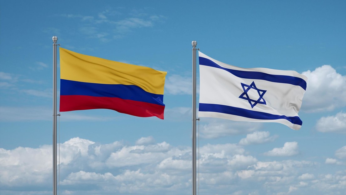 Bandera Colombia e Israel