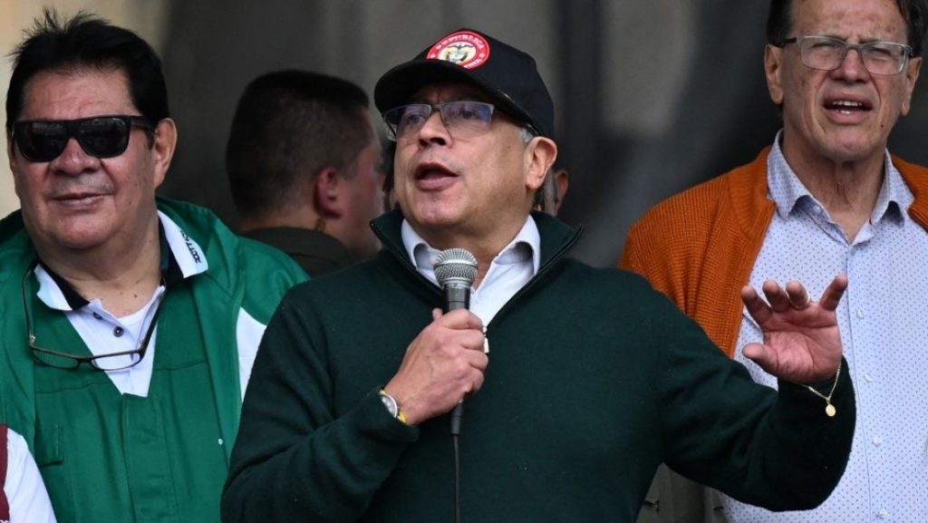 El presidente de Colombia Gustavo Petro