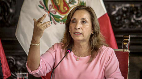 Dina Boluarte, presidenta de Perú