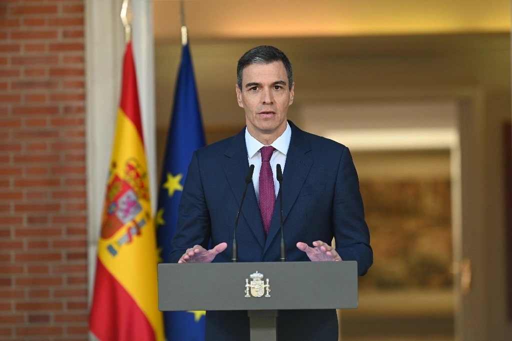 El presidente del Gobierno español, Pedro Sánchez