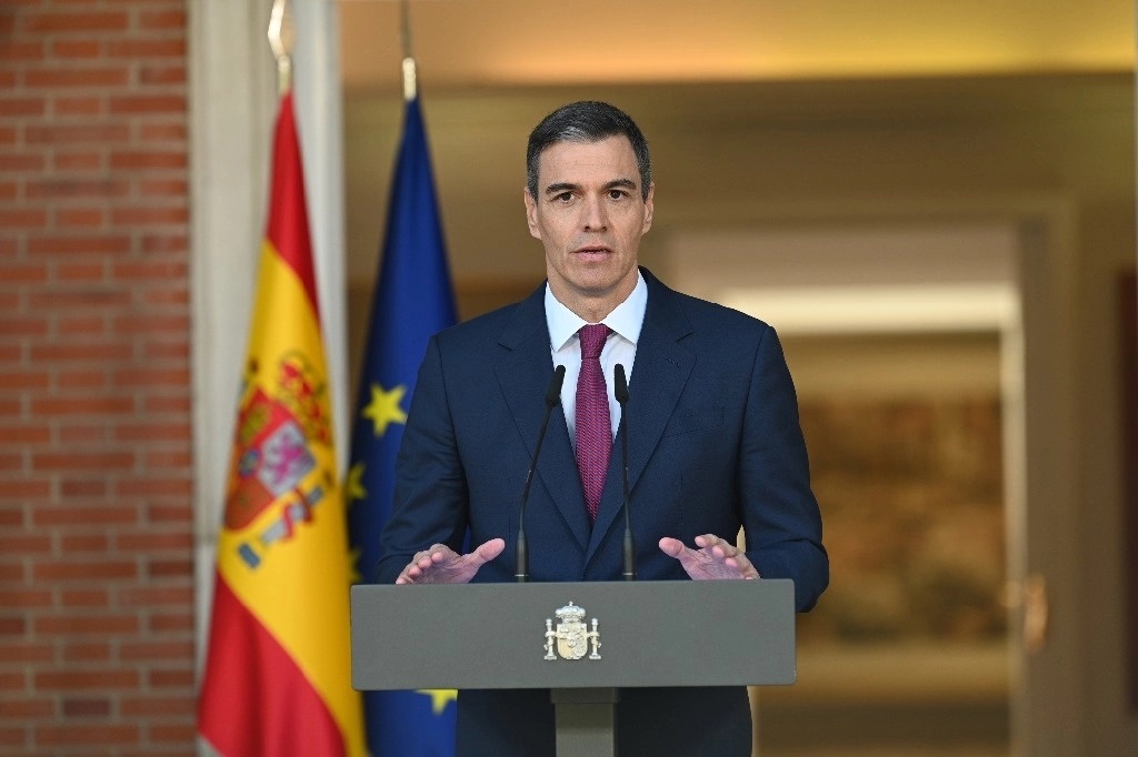 El presidente del Gobierno español, Pedro Sánchez,