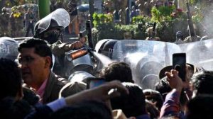 Foto intento de golpe de estado en Bolivia