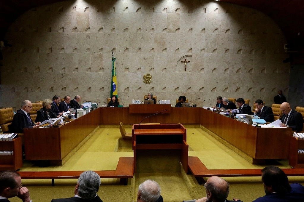 Foto: jueces de la máxima corte de Brasil