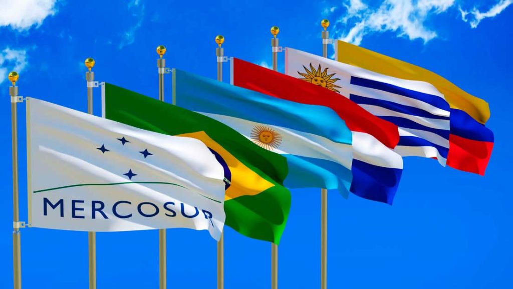 Foto: banderas mercosur