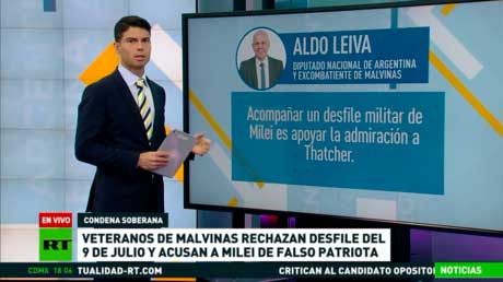 Foto: Veteranos de Malvinas rechazan desfile del 9 de Julio