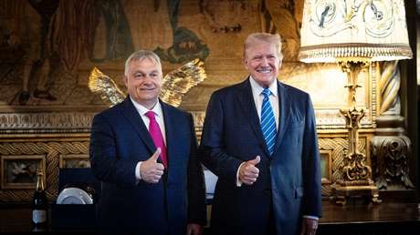 Foto: Viktor Orbán y Donald Trump