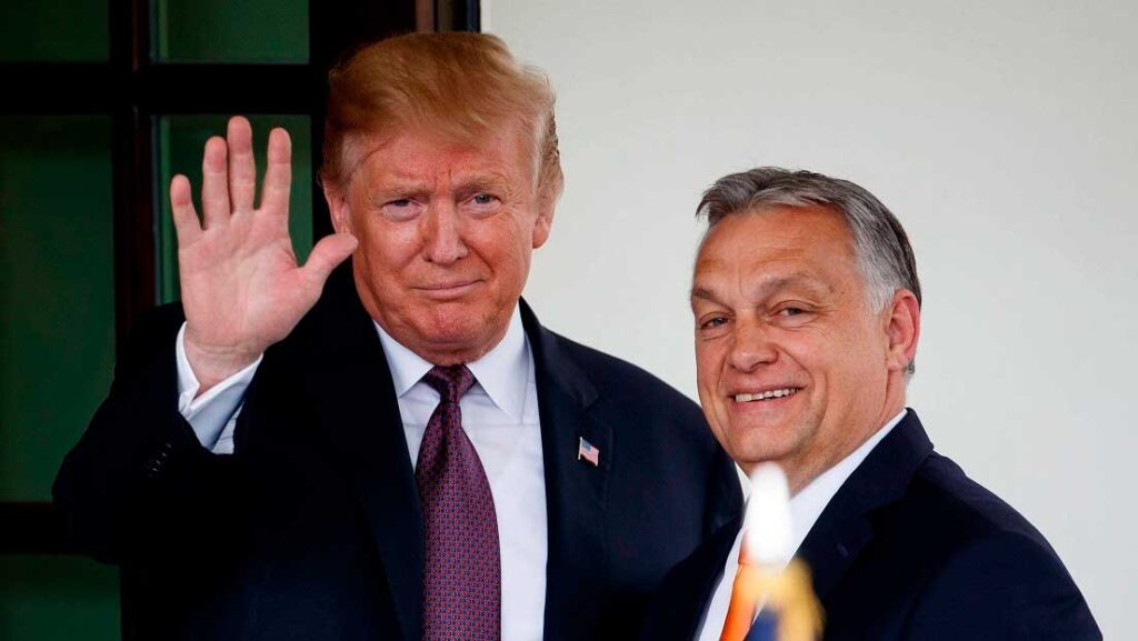 Foto: Trump y Orbán