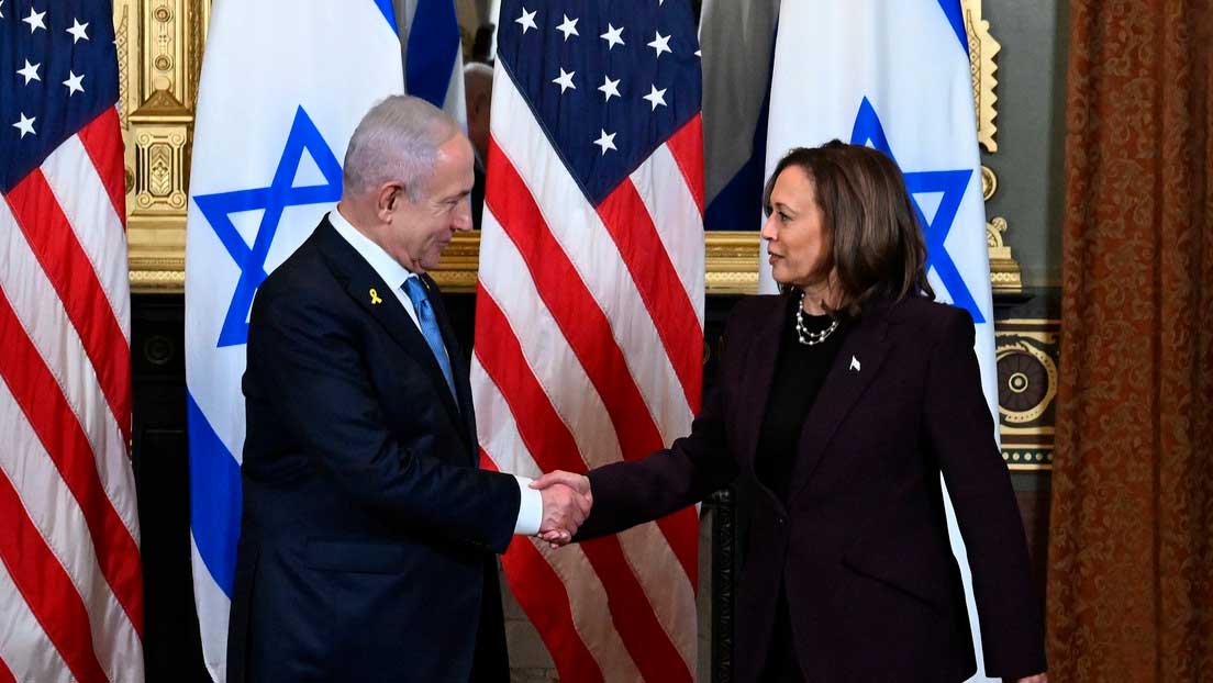 Foto: Kamala Harris y Benjamín Netanyahu