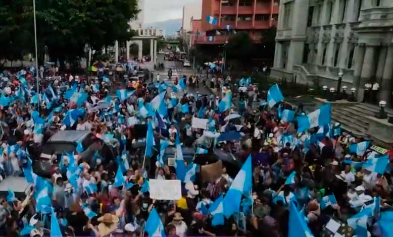 Foto: manifestantes