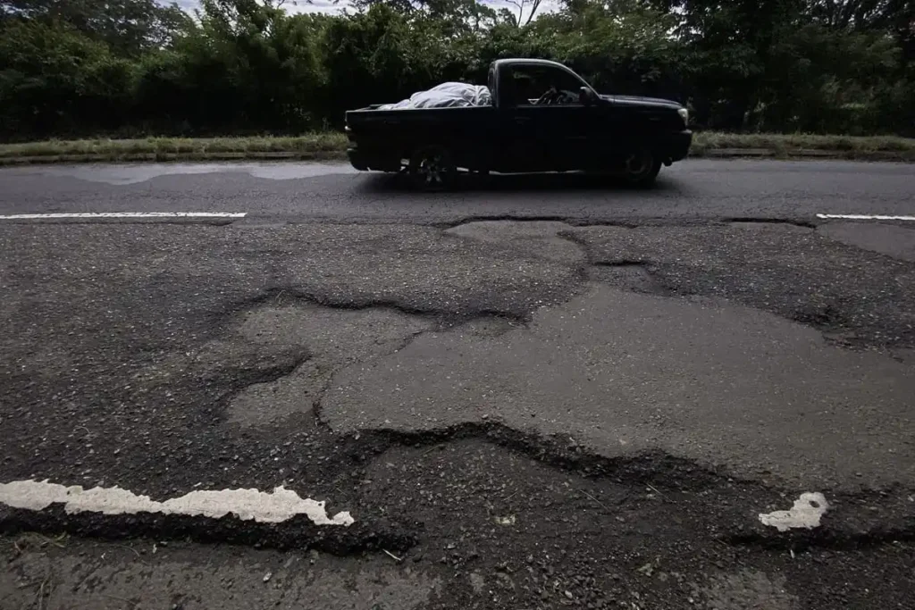 Foto: baches carretera