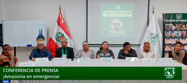 Foto: Asociación Interétnica de Desarrollo de la Selva Peruana (Aidesep)