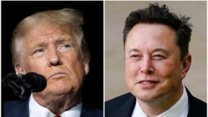 Foto: Elon Musk y Donald Trump