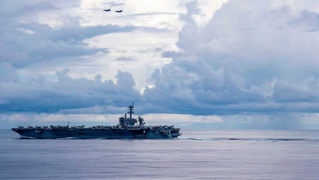 El portaviones USS Abraham Lincoln.