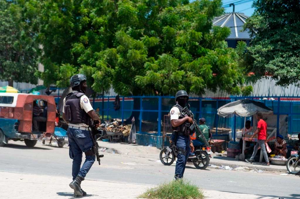 Agentes de la Policía Nacional de Haití