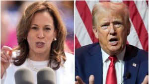 Donald Trump y Kamala Harris