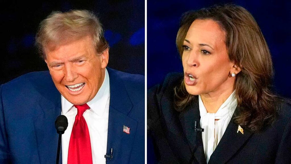 Donald Trump y Kamala Harris