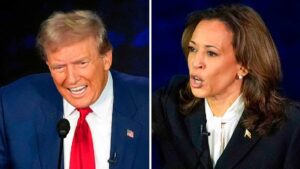 Donald Trump y Kamala Harris