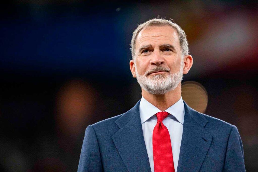 El rey de España, Felipe VI.