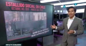 En Santiago de Chile, las fuerzas del orden reprimen las manifestaciones por el quinto aniversario del inicio del estallido social.