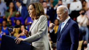 Kamala Harris y Joe Biden