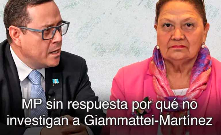 MP sin respuesta por qué no investigan a Giammattei-Martínez