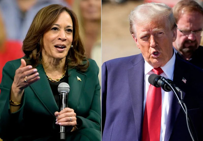 Kamala Harris y Donald Trump se disputarán la Presidencia este 5 de noviembre en lo que pueden ser las elecciones más reñidas de la historia. Foto La Hora: AP.