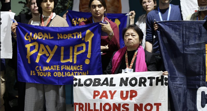 La sociedad civil pidió “trillions” (billones, en español) y no “billions” (miles de millones, en español) para el financiamiento climático. Foto: Kiara Worth / UN Climate Change