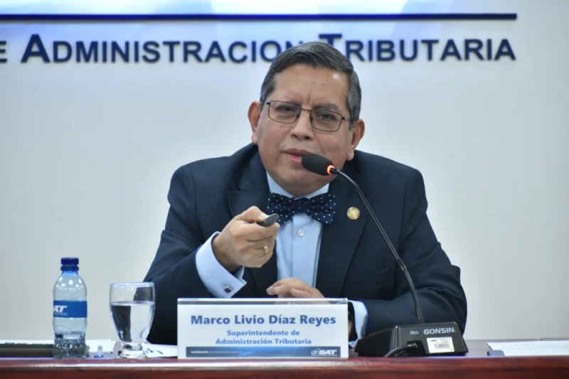 El Superintendente de la SAT, Marco Livio Díaz. Foto SAT