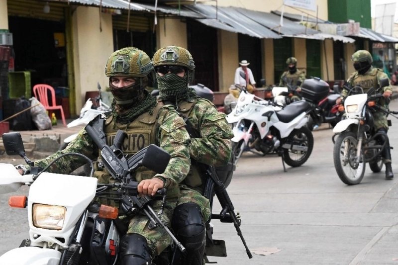 Los soldados fueron impactados por los explosivos en Anorí, un poblado del departamento de Antioquia, al noroeste de Colombia. Foto Afp