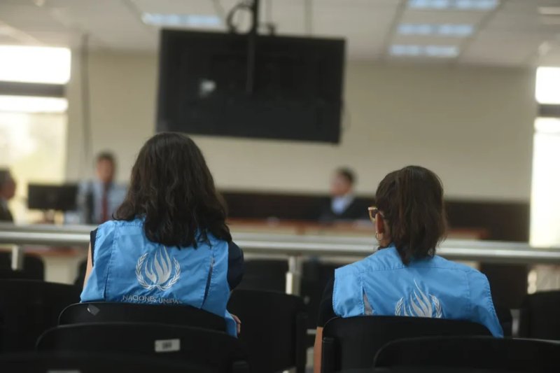 Observadores de la Oficina del Alto Comisionado de las Naciones Unidas para los Derechos Humanos (Oacnudh) estuvieron presentes en el cuestionado caso. Foto: La Hora / Fabricio Alonzo.