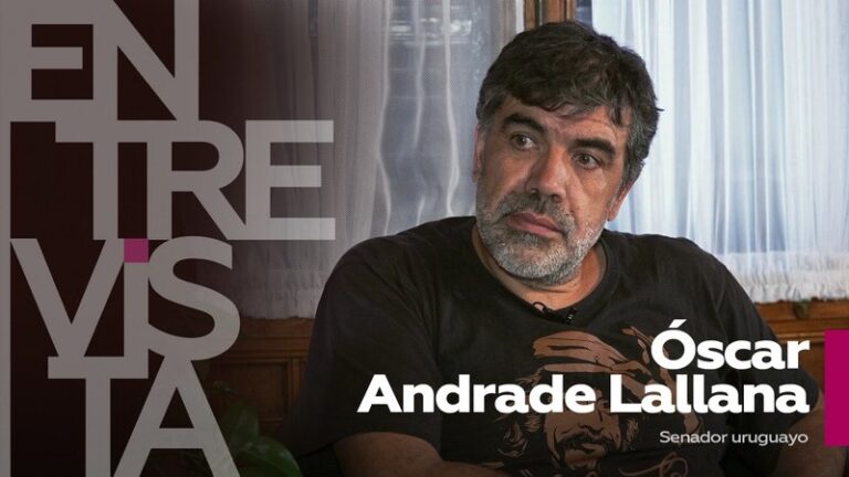 Que se den "condiciones en Uruguay para que las luchas sociales logren integrarse con las luchas latinoamericanas […] es la perspectiva histórica del Frente", dice Óscar Andrade Lallana, senador uruguayo del Frente Amplio. Llama a construir "una alternativa antisistémica", ya que "las lógicas depredadoras" del capitalismo conducen a un conflicto global. ¿Qué trae el regreso al poder del Frente Amplio? ¿Cómo superar la crisis productiva y las asimetrías regionales? Véalo en 'Entrevista', de RT.