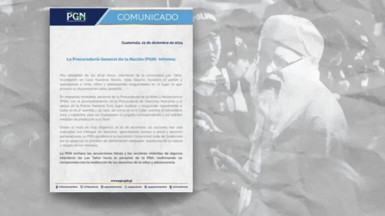 La Procuraduría de la Nación (PGN) emitió un comunicado respecto a la intervención en la comunidad Lev Tahor. Foto: La Hora