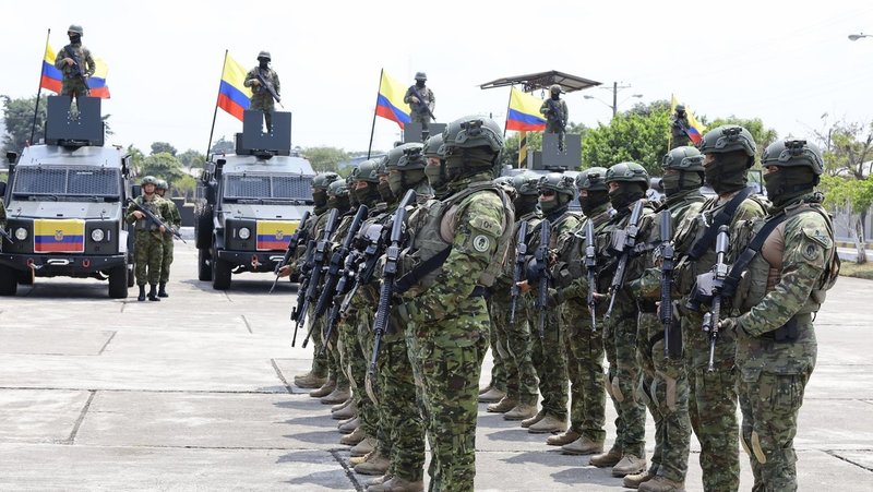 Despliegue militar en la provincia de El Oro, Ecuador, 10 de diciembre de 2024. X @Presidencia_Ec