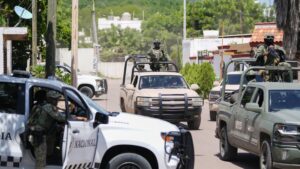 Operativo de la Guardia Nacional en Sinaloa, México, 19 de septiembre de 2024. Eduardo Verdugo / AP