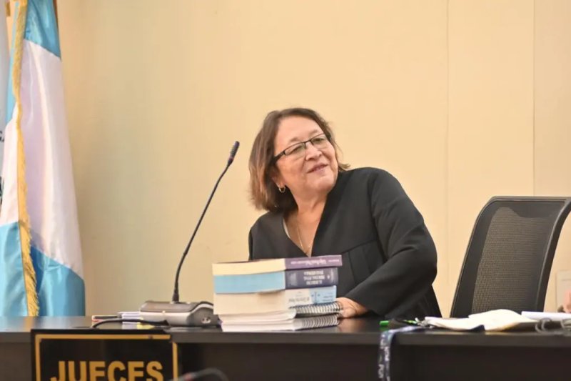 La jueza Abelina Cruz durante una audiencia del caso Construcción y Corrupción. Foto: La Hora / Fabricio Alonzo