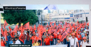 Los sindicatos protagonizaron una protesta en contra del nuevo proyecto de ley de la Caja de Seguro Social en Panamá.