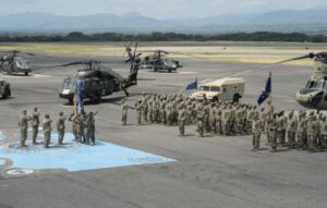 La base aérea Soto Cano operada por EE.UU. en Honduras. Foto La Hora: Joint Task Force-Bravo