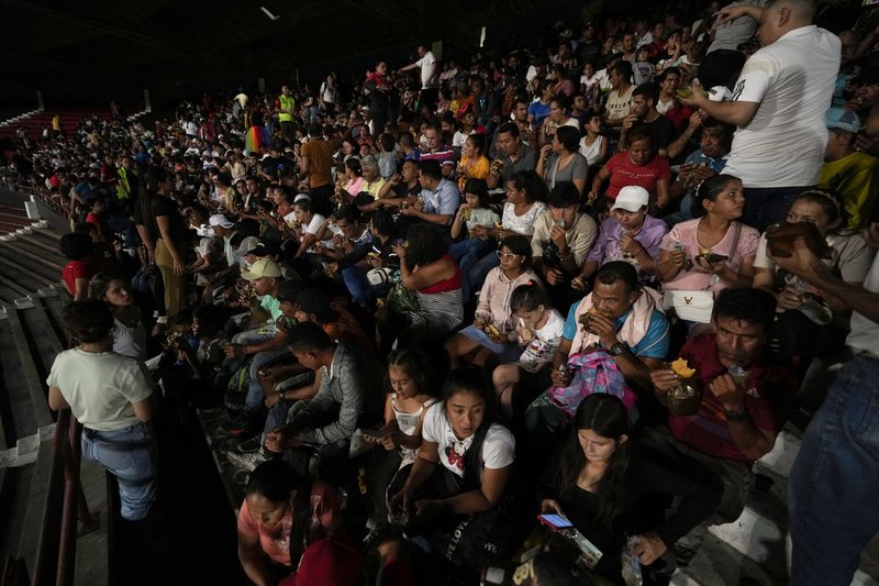 Personas desplazadas por la violencia en Cúcuta, Colombia, el 19 de enero de 2025. Fernando Vergara / AP