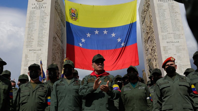 El ministro de Defensa de Venezuela, Vladimir Padrino López, en Caracas, el 4 de febrero de 2022. Javier Campos/NurPhoto via Getty Images