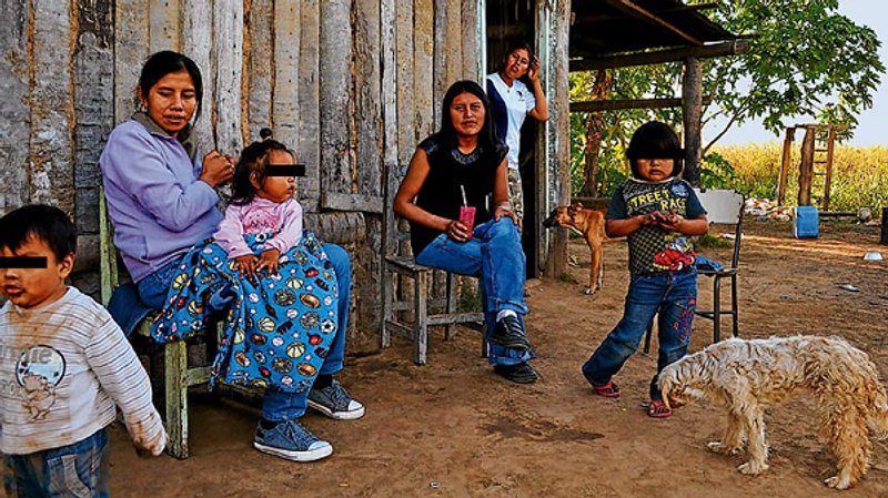 La comunidad estaba ubicada en el lote 175 de la localidad Makallé. Foto: Infobae