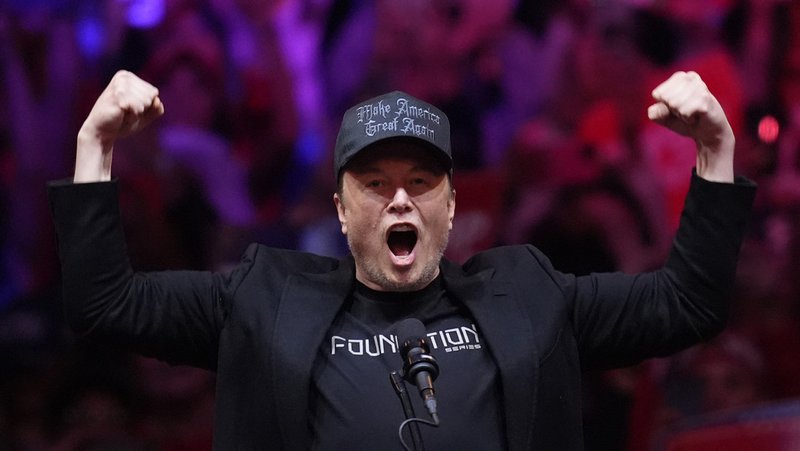 Elon Musk en un evento partidario de Donald Trump en el Madison Square Garden de Nueva York, el 27 de octubre de 2024. Evan Vucci / AP