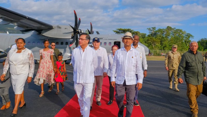 Visita del presidente de Colombia, Gustavo Petro, a Haití Presidencia de Colombia