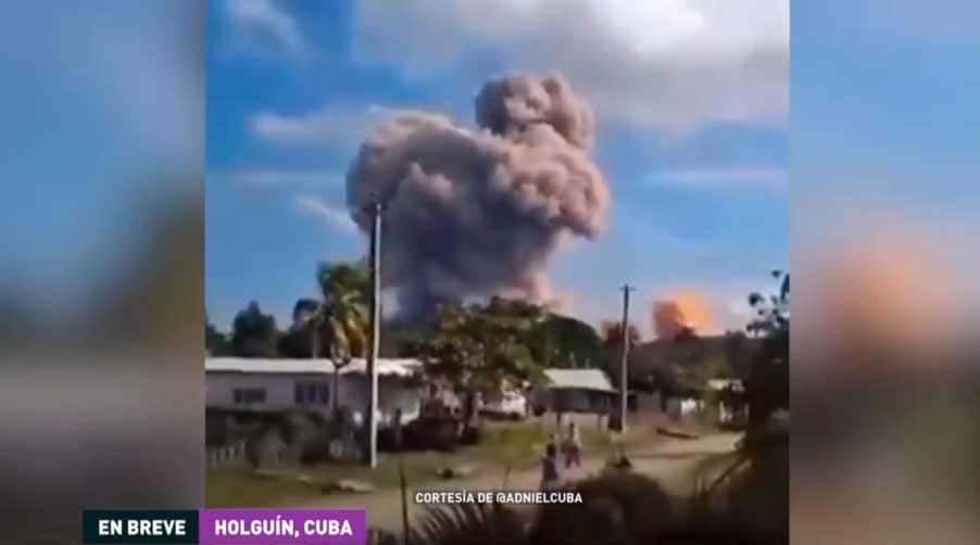 Reportan al menos 13 desaparecidos tras detonaciones en almácen con material bélico en Cuba