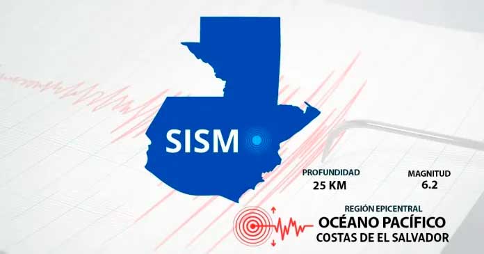 Fuerte temblor sorprende a los guatemaltecos en inicio de año. Diseño: La Hora / Jesús Ramírez.