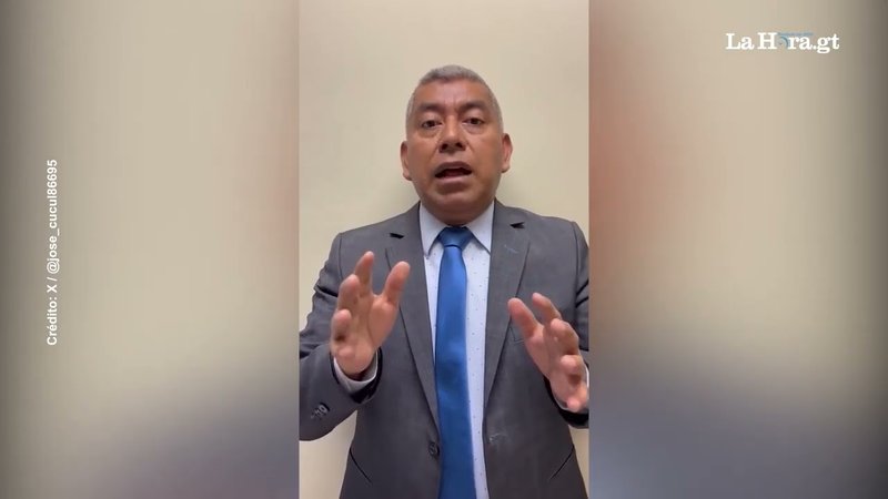 En un video, Rafael Curruchiche ofrece revelar «la verdad» del caso Odebrecht en Guatemala