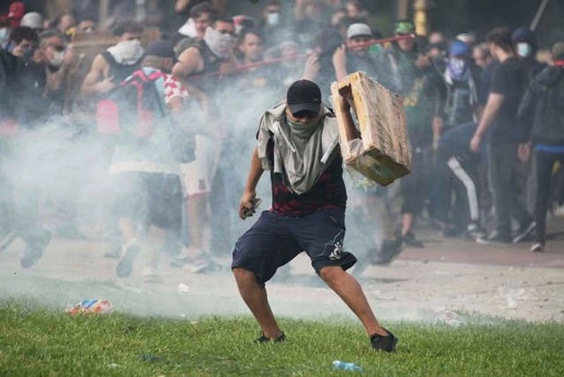 Lo más grave en el discurso del gobierno del presidente ultraderechista Javier Milei fue el ataque jueza Karina Andrade, que ordenó la liberación de 114 detenidos. Foto Ap