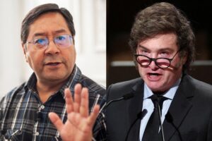 El presidente Arce repudió la intromisión de Milei 24-comprimido